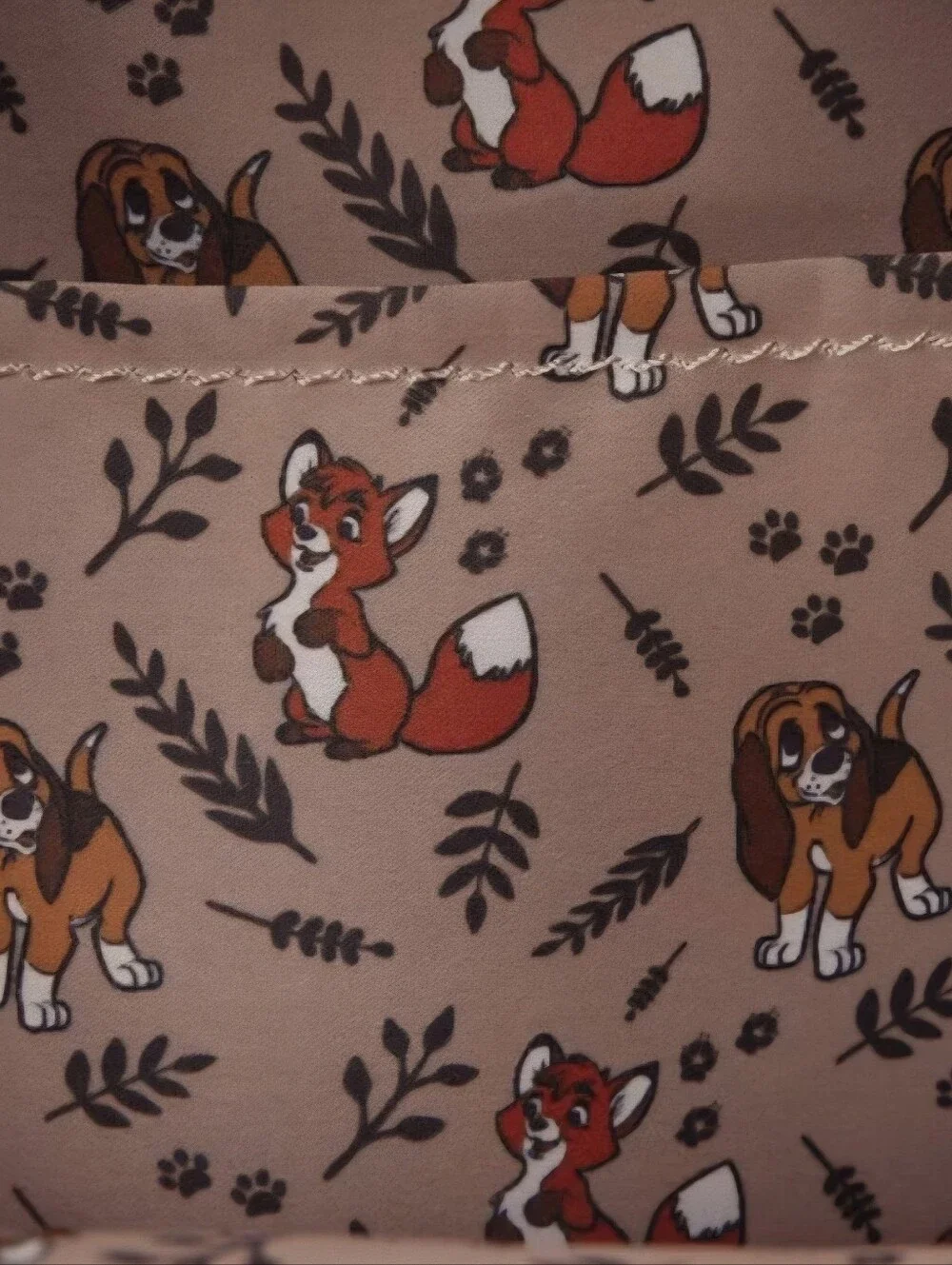 Disney Hard Tag Loungefly Mini Backpack. Fox & The Hound.